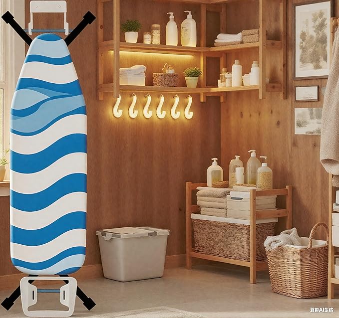 Ironing Board Holder Wall Mount, 5-Inch Wall Mount Ironing Board Hanger - Image 7