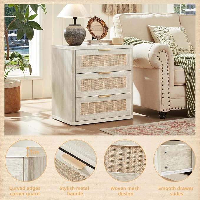LEYAOYAO Rattan Night Stand - Image 8