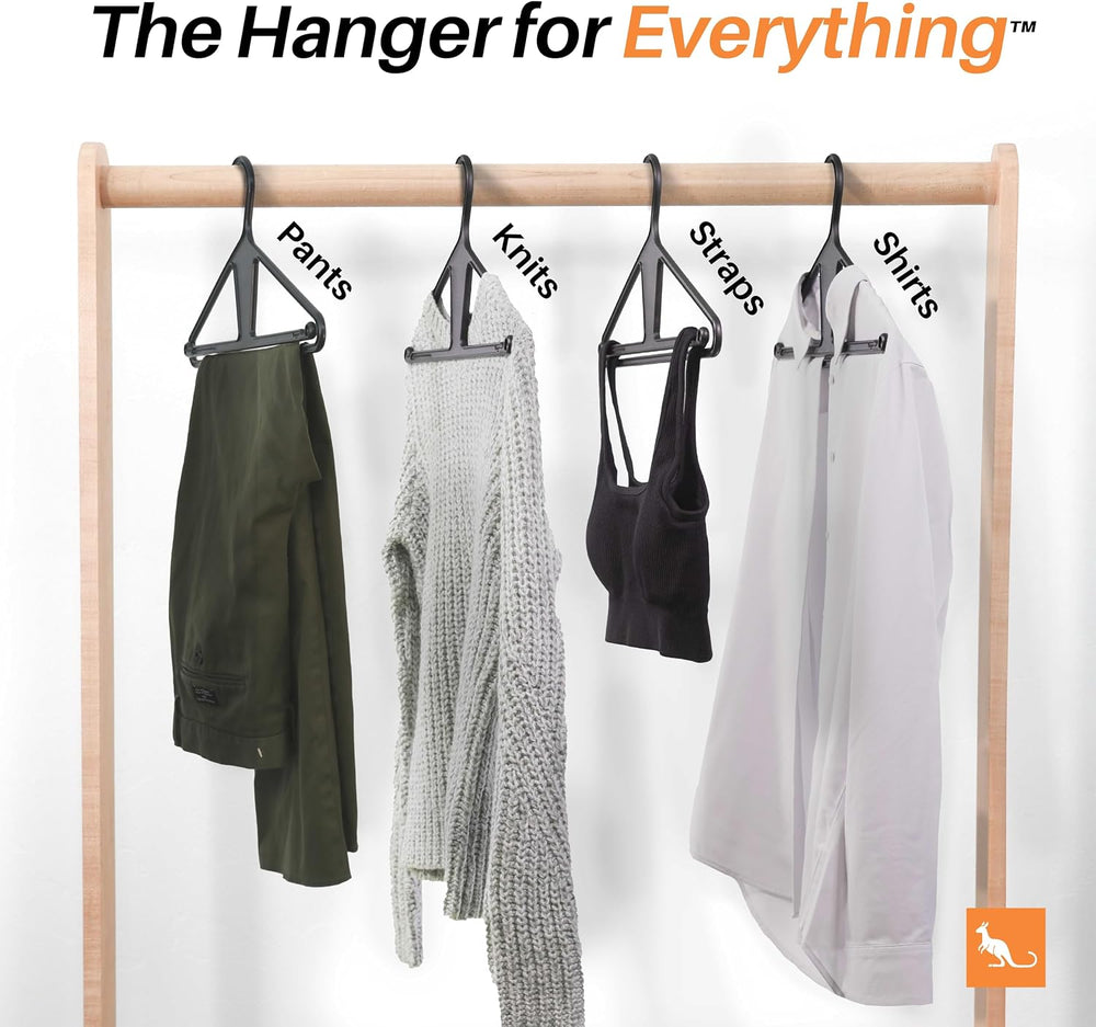 Kangaroo™ Space Saving Suit Hangers for Men, Outfit Organizer for Multiple Sh...
