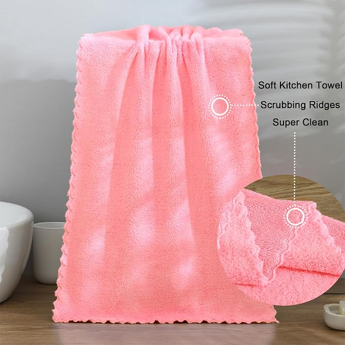 kimteny Kitchen Cloth Dish Towels, 13x28 Inches Premium Dishcloths, Super - Image 5