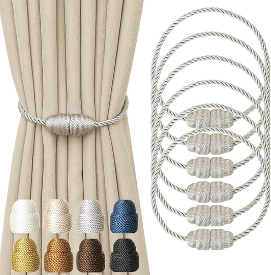 Magnetic Curtain Tiebacks Rope Curtain Tie Backs by CurtainTiebacks