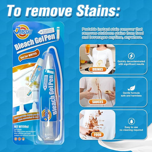 Bleach Pen, Bleach Pen For Clothing, Stain Remover Pen, Mold Stain Remover Gel - Image 2