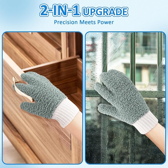 MIG4U Microfiber Dusting Gloves House Cleaning Glove - Image 9