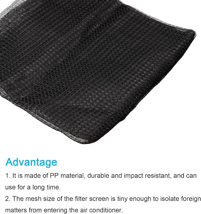 PATIKIL 47.2" x 23.6" Air Conditioner Air Filter Material, 2 Pack Plastic - Image 4