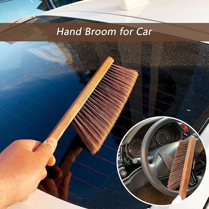 Hand Broom Cleaning Brushes-Soft Bristles Dusting Brush - Image 3