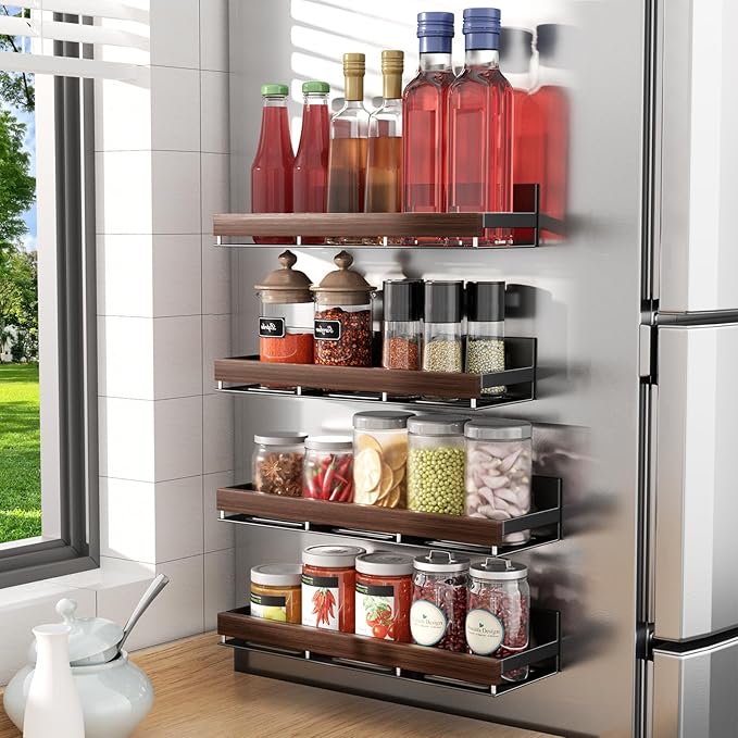 Walnut Magnetic Spice organizer - Image 2