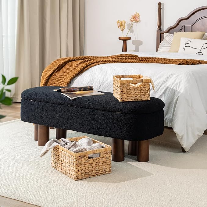 StorageWorks Wicker Storage Baskets, Large and Small Baskets, Handwoven Water - Image 5