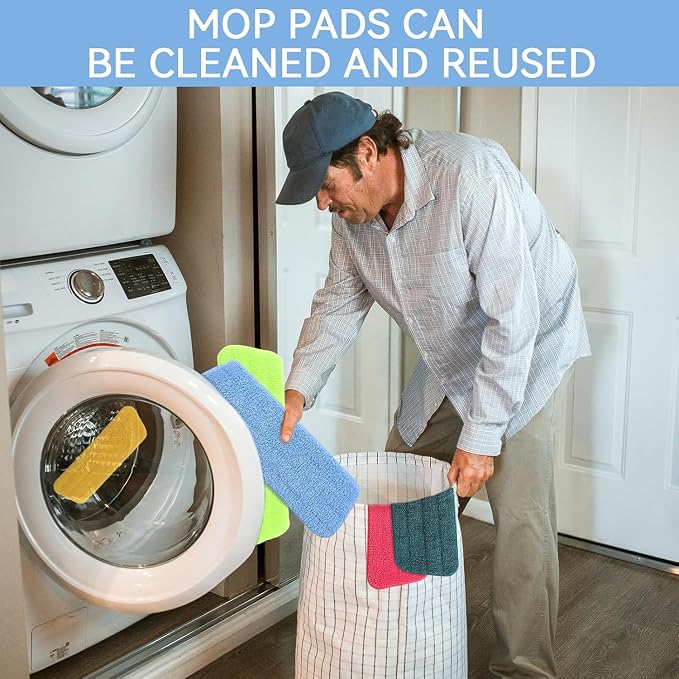 16.5 inch Microfiber Mop Pads for Rubbermaid Reveal Spray Mop and Any 16.5" - Image 6