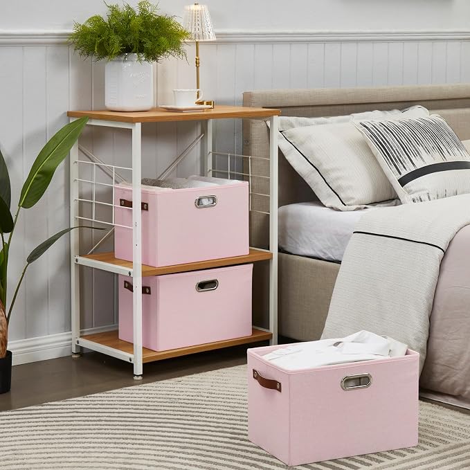 Large 3-Pack Foldable Fabric Storage Bins - Image 7