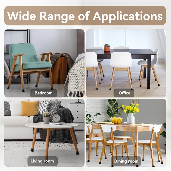 24PCS Extra Small Chair Leg Floor Protectors - Image 7
