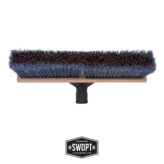 SWOPT 18” Premium Multi-Surface Push Broom Cleaning Head — Indoor and Outdoor - Image 4