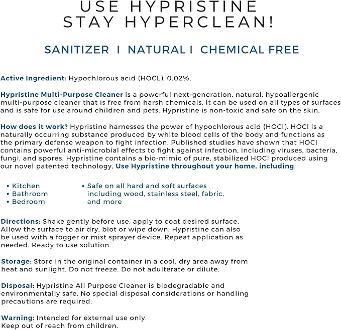 PURE Hypochlorous Acid Spray, Superior Shelf Life, 0% Bleach, 0% Alcohol - Image 7