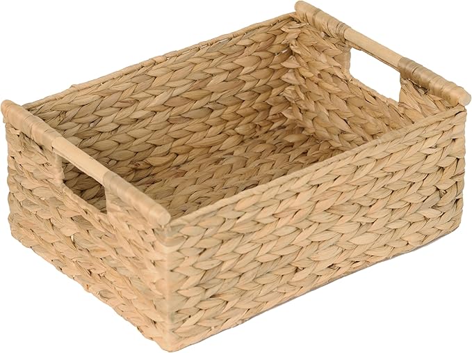 VATIMA Extra Large Wicker Basket Rectangular by VATIMA
