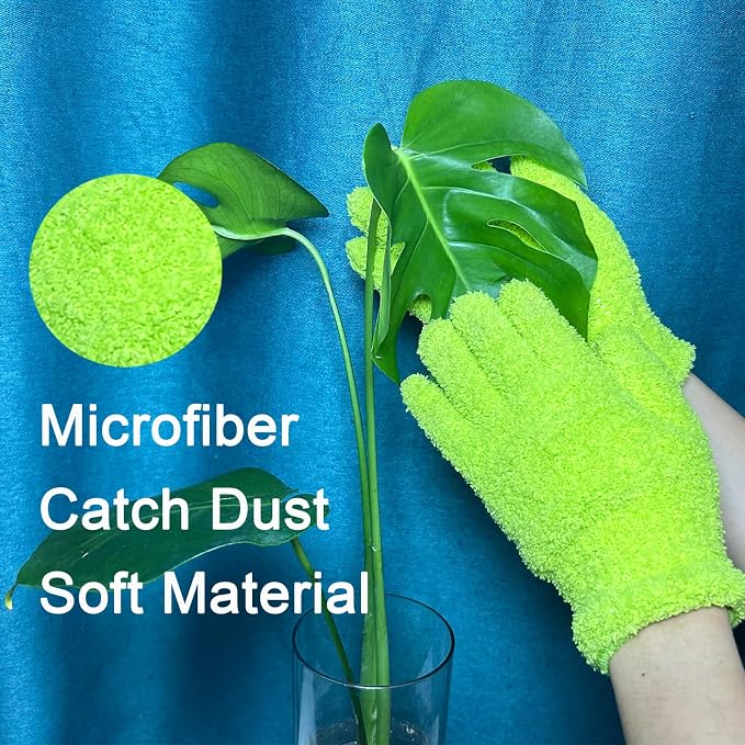 Microfiber Gloves For Plant Dusting - Image 4