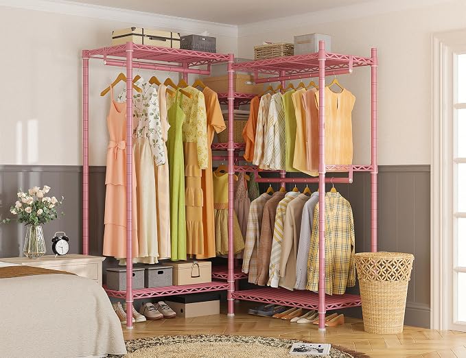 Raybee Clothing Racks for Hanging Clothes Heavy Duty Clothes Rack Load 750LBS - Image 3