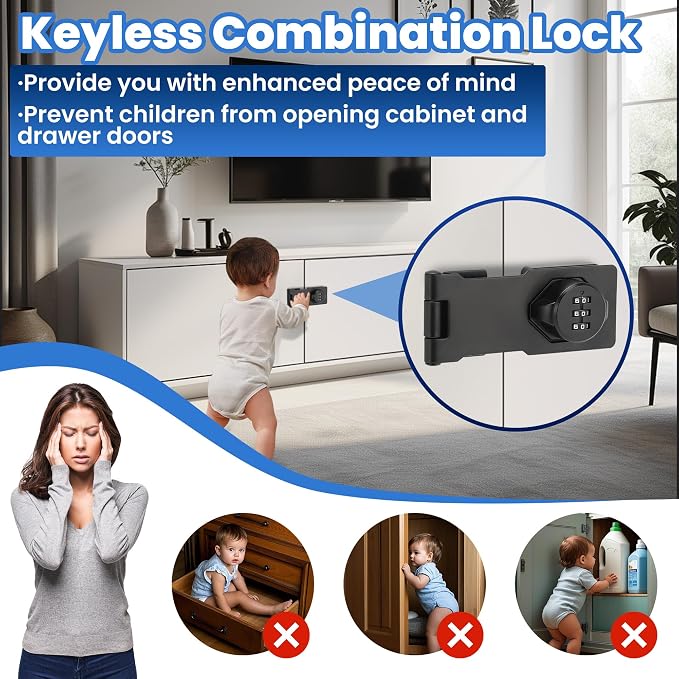 Keyless Cabinet Lock with Combination Code - Image 7