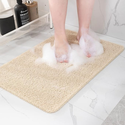 Non Slip Bathtub Mat, Foot Scrubber Anti Slip Fast Drying Shower Mat by Hargiis