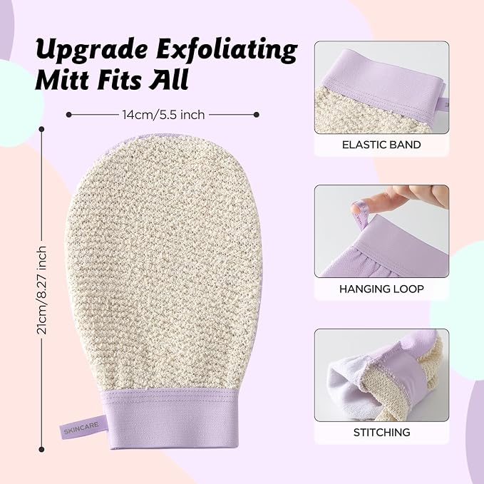 LOTTA Dual-Sided Exfoliating Gloves - Image 7