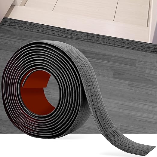 5Ft Floor Transition Strip Self Adhesive Vinyl Cover Floor Strip Flat Divider by MYFAMIREA
