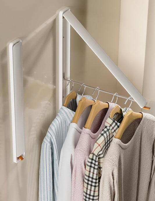 Dr.DJ Clothes Drying Rack Wall Mounted, Retractable & Foldable Clothes Hanger by DrDJ