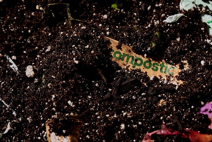 Compostic Home Compostable Trash Bags, 13 Gallon Tall Kitchen Rubbish Bags - Image 8
