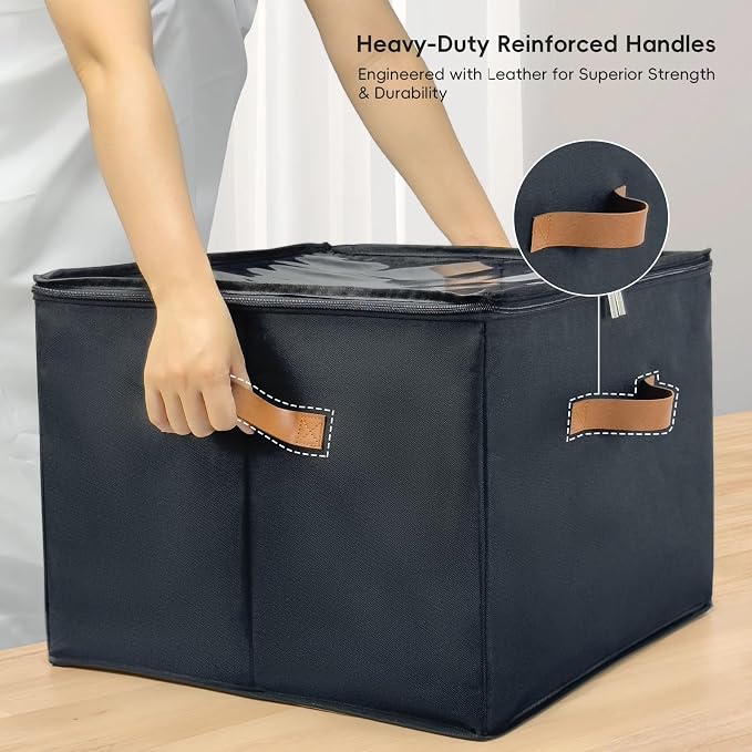 Shoe Organizer Box 2 Pack, Shoe Storage Organizer - Image 5