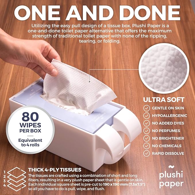 Septic Safe Tube Free 4 Ply Soft Toilet Paper RV Essential and Mom Approved - Image 2
