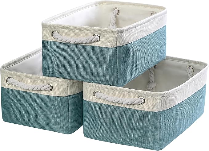 TheWarmHome Fabric Storage Bins Baskets by TheWarmHome