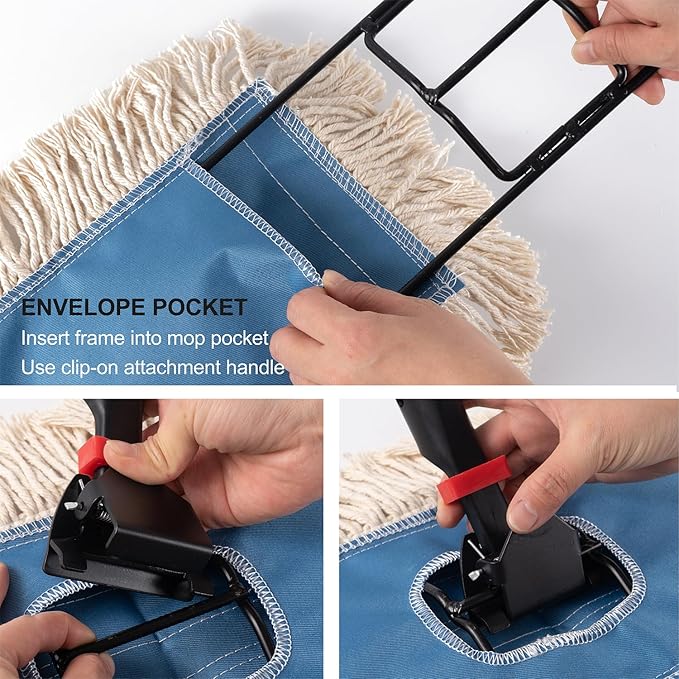 Matthew Cleaning 36'' Industrial Strength Cotton Dust Mop Refill Washable - Image 4