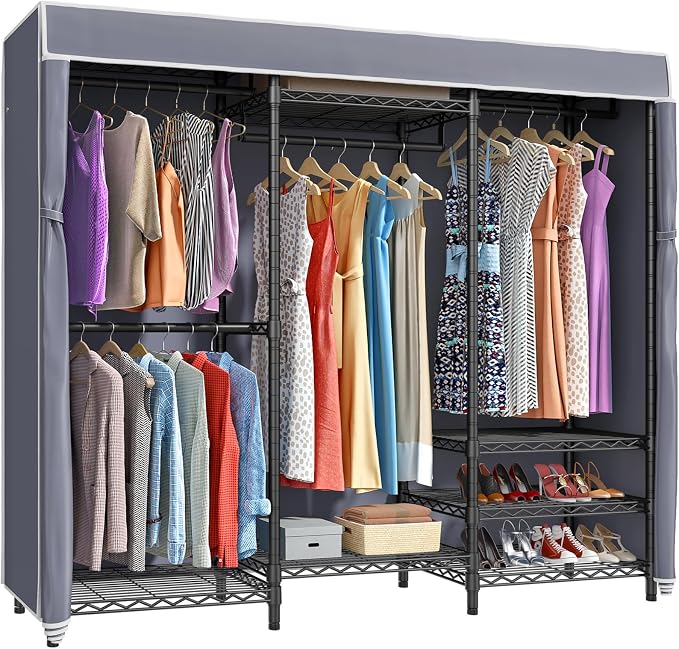 VIPEK V5C Portable Clothes Closet Wardrobe Bedroom Armoires Heavy Duty Covered by VIPEK