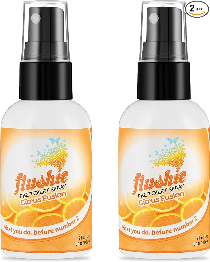Flushie Pre-Toilet Spray for Poop Travel Size Toiletries Bathroom Spray for by FlushiePre-ToiletSpray