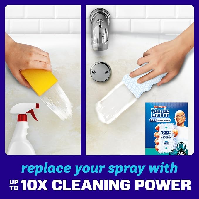 Mr. Clean Magic Eraser Foaming Sponge, All Purpose Cleaner, Dawn Cleaning Power - Image 3
