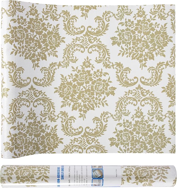Shelf Liner for Kitchen Cabinets Non Adhesive Kitchen Drawer Liner, Waterproof by DwellAid
