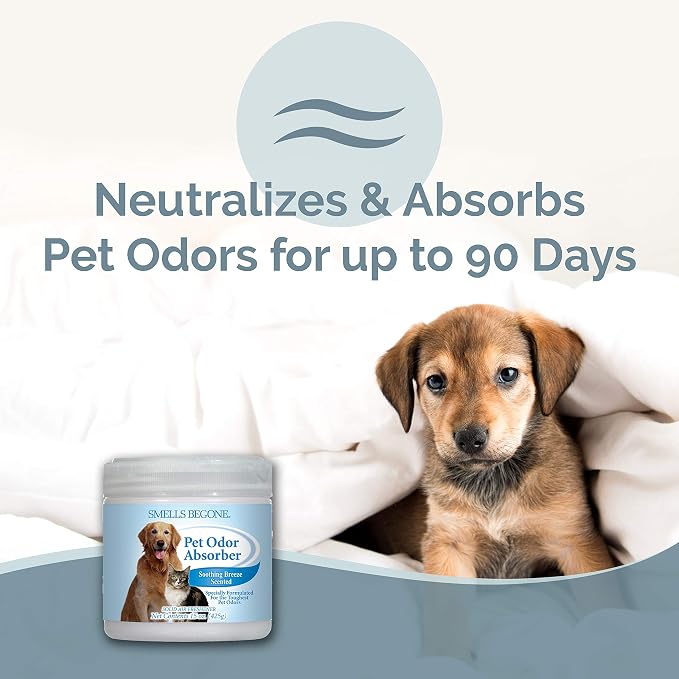 SMELLS BEGONE Air Freshener Pet Odor Absorber Gel - 15 oz - Image 2