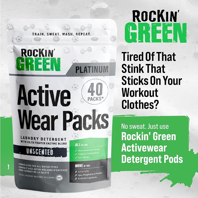 Rockin' Green Laundry Detergent Pods, Plant-based, All Natural, Vegan & - Image 2