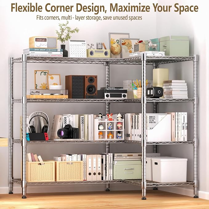 Himimi 4-Tier Adjustable Metal Shelving - Image 2