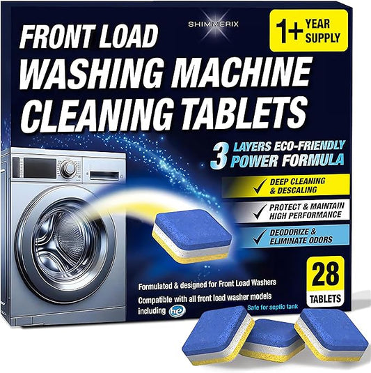 Washing Machine Cleaner Descaler 28 Pack by SHIMMERIX