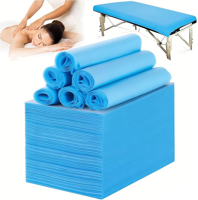 100 PCS Disposable Massage Table Sheets Spa Bed Covers 71"x31" -Non Woven - Image 7
