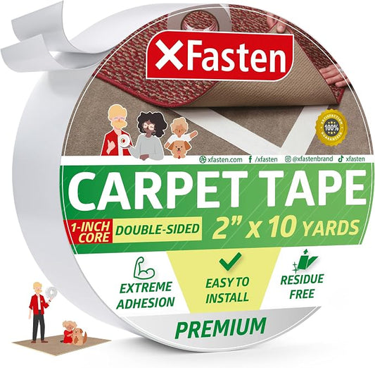 XFasten Double Sided Carpet Tape by XFasten