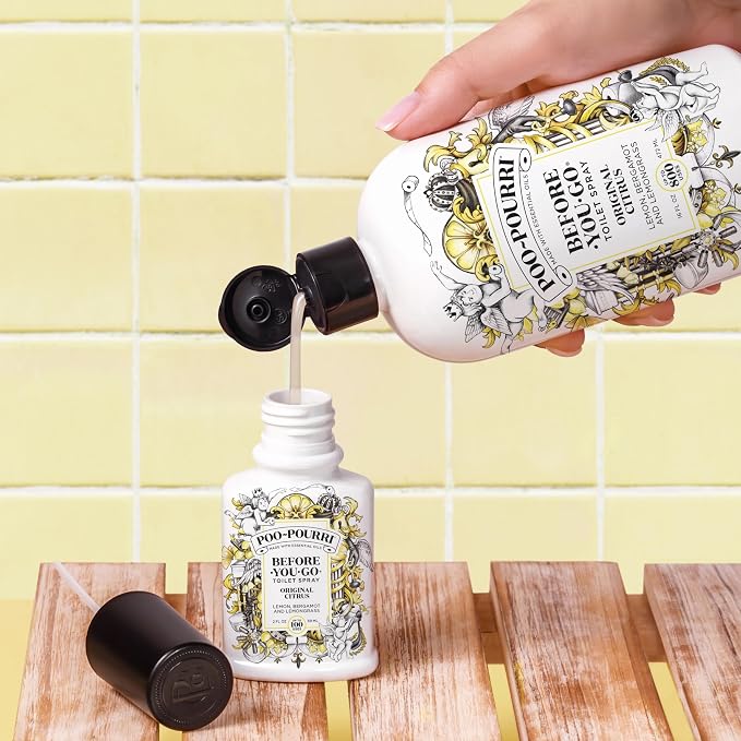 Poo-Pourri Before-You-Go Toilet Spray, Original Citrus, 2 Fl Oz, Bathroom Odor - Image 11