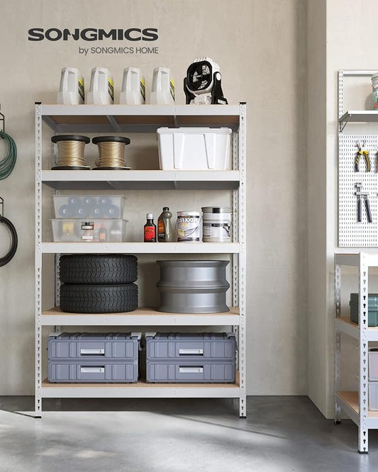 SONGMICS 5-Tier Storage Shelves, Load 2310 lb, Boltless Assembly, Adjustable - Image 2