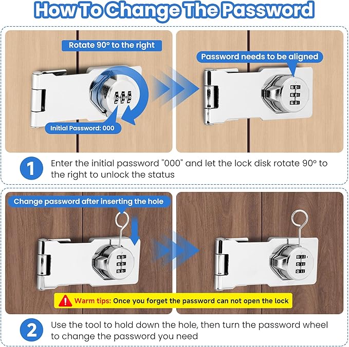 Keyless Cabinet Lock with Combination Code - Image 6
