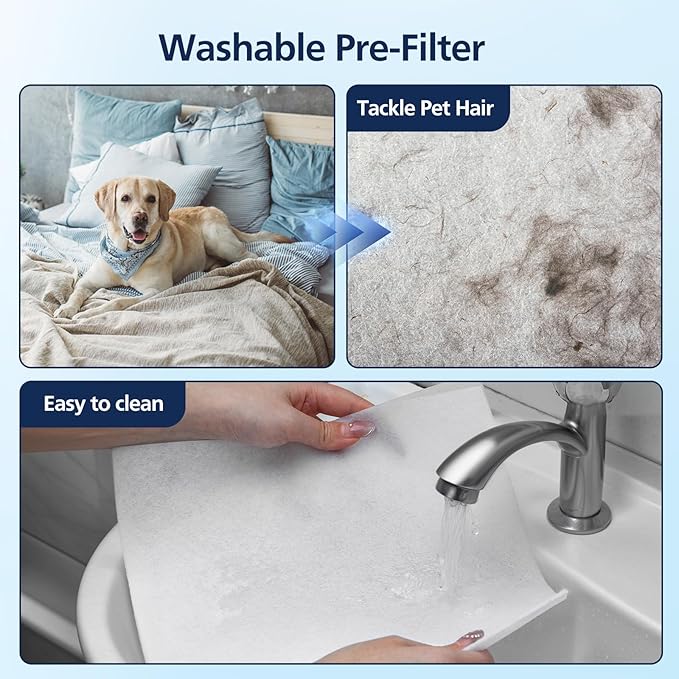 PR1 Replacement Filter for Mooka PR1 Air Purifier for Home Large Room up to - Image 7