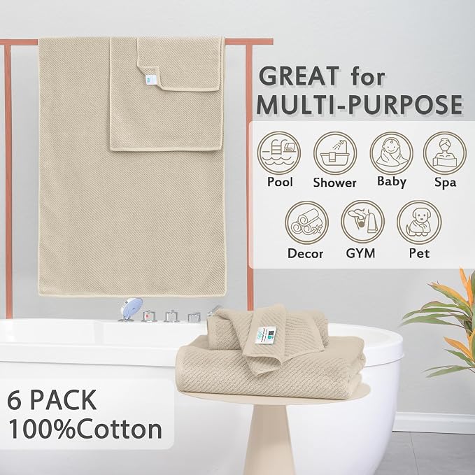 VOOVA & MOVAS Bath Towel Sets - Image 3