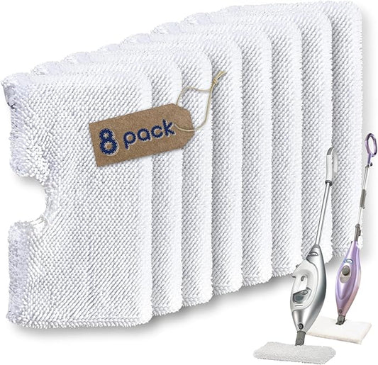 F Flammi 8 Count Steam Pocket Mop Replacement Pads by Flammi