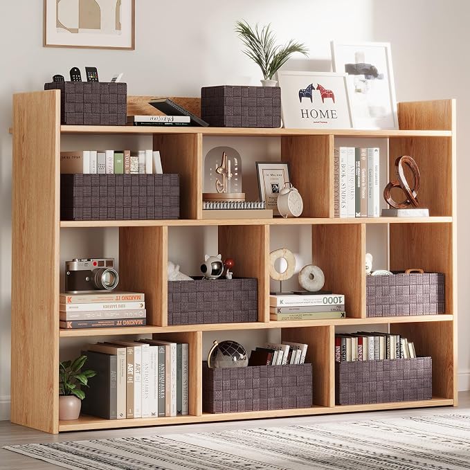 Woven Storage Baskets, Storage Bins, Cube Basket Container Baskets Storage - Image 3