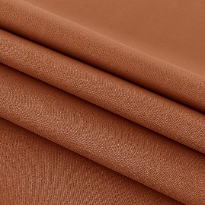DWCN French Door Curtains – Rod Pocket Thermal Blackout Curtain - Image 5