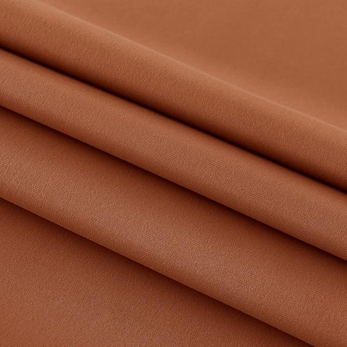 DWCN French Door Curtains – Rod Pocket Thermal Blackout Curtain - Image 5