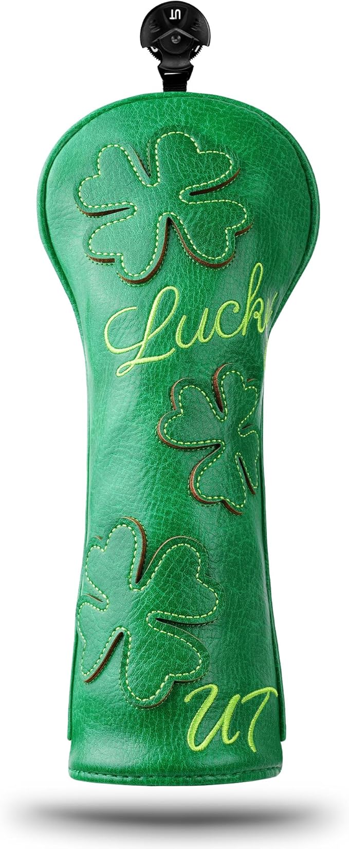 Golf Headcovers Golf Club Head Covers Four Leaf Clover Good Luck Charm by BigTeeth