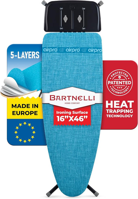 Bartnelli Next-Generation Innovative Wooden Top Ironing Board, by Bartnelli